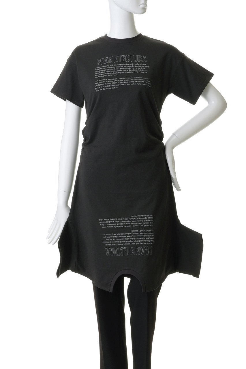 【プランク プロジェクト/PRANK PROJECT】のカットシンメプリントT 人気、トレンドファッション・服の通販 founy(ファニー) 　ファッション　Fashion　レディースファッション　Fashion for Women　トップス・カットソー　Cut & Sew Tops　シャツ・ブラウス・オフィスカジュアル　Elegant Blouses & Button-Ups　ロングTシャツ・Tシャツ　Longline T-Shirts & Tees　カットソー・ベーシックTシャツ　Cut-and-Sewn Tops / Stretch Tees & Basics　グラフィック　Graphic, Graphic Design　ショート　Short, Short Length　スリーブ　Sleeve, Long Sleeve / Short Sleeve　ドレス　Dress, One-Piece　プリント　Print, Printed Pattern　other-2|ID: prp329100004902819 ipo3291000000036692992