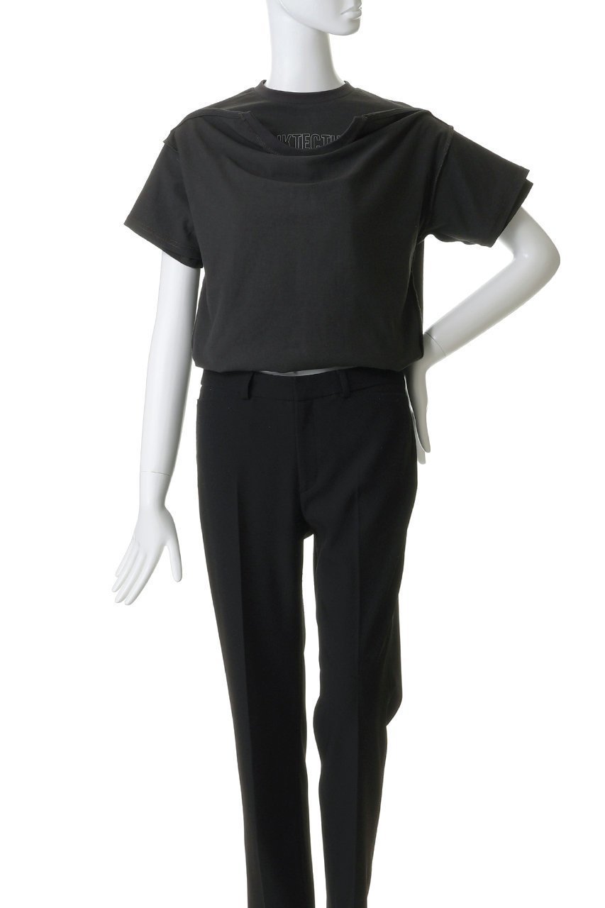 【プランク プロジェクト/PRANK PROJECT】のカットシンメプリントT 人気、トレンドファッション・服の通販 founy(ファニー) 　ファッション　Fashion　レディースファッション　Fashion for Women　トップス・カットソー　Cut & Sew Tops　シャツ・ブラウス・オフィスカジュアル　Elegant Blouses & Button-Ups　ロングTシャツ・Tシャツ　Longline T-Shirts & Tees　カットソー・ベーシックTシャツ　Cut-and-Sewn Tops / Stretch Tees & Basics　グラフィック　Graphic, Graphic Design　ショート　Short, Short Length　スリーブ　Sleeve, Long Sleeve / Short Sleeve　ドレス　Dress, One-Piece　プリント　Print, Printed Pattern　other-7|ID: prp329100004902819 ipo3291000000036692997