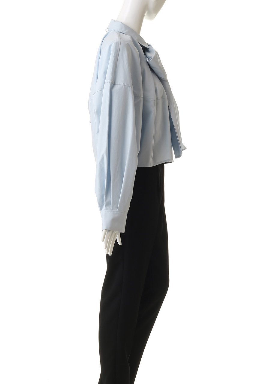 【クラネ/CLANE】のRIBBON TIED COMPACT SHIRTS シャツ/ブラウス 人気、トレンドファッション・服の通販 founy(ファニー) ファッション Fashion レディースファッション Fashion for Women トップス・カットソー Cut & Sew Tops シャツ・ブラウス・オフィスカジュアル Elegant Blouses & Button-Ups ロングTシャツ・Tシャツ Longline T-Shirts & Tees ショート Short, Short Length シンプル Simple, Minimal スリーブ Sleeve, Long Sleeve / Short Sleeve バランス Balance, Style Balance リボン Ribbon, Bow ロング Long, Long-Length エレガント 上品 Elegant other-3|ID: prp329100004902831 ipo3291000000036693321