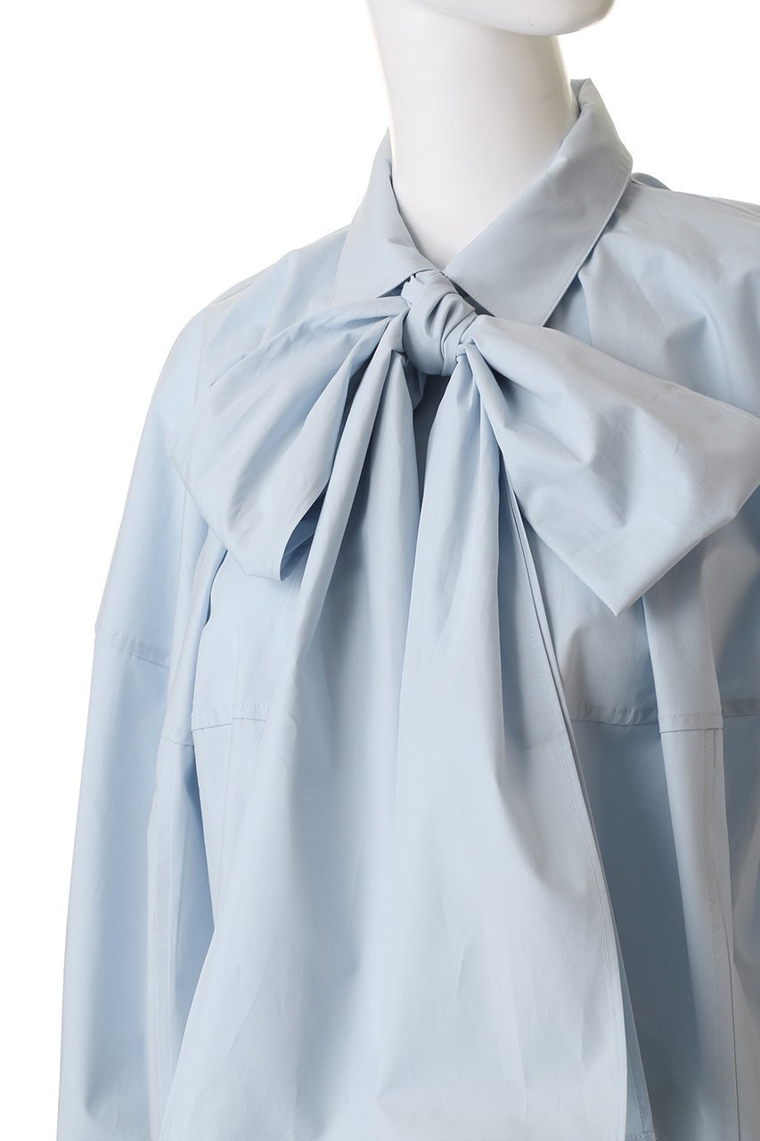 【クラネ/CLANE】のRIBBON TIED COMPACT SHIRTS シャツ/ブラウス 人気、トレンドファッション・服の通販 founy(ファニー) ファッション Fashion レディースファッション Fashion for Women トップス・カットソー Cut & Sew Tops シャツ・ブラウス・オフィスカジュアル Elegant Blouses & Button-Ups ロングTシャツ・Tシャツ Longline T-Shirts & Tees ショート Short, Short Length シンプル Simple, Minimal スリーブ Sleeve, Long Sleeve / Short Sleeve バランス Balance, Style Balance リボン Ribbon, Bow ロング Long, Long-Length エレガント 上品 Elegant other-5|ID: prp329100004902831 ipo3291000000036693323