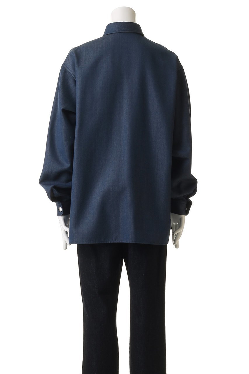 【ザ リラクス/THE RERACS / MEN】の【MEN】デニムシャツ 人気、トレンドファッション・服の通販 founy(ファニー) 　ファッション　Fashion　メンズファッション　Fashion for Men　スリーブ　Sleeve, Long Sleeve / Short Sleeve　デニム　Denim, Jeans Material　リラックス　Relax, Relaxed Fit　ロング　Long, Long-Length　新作・新入荷　New Arrivals / New In　other-4|ID: prp329100004902836 ipo3291000000036693390