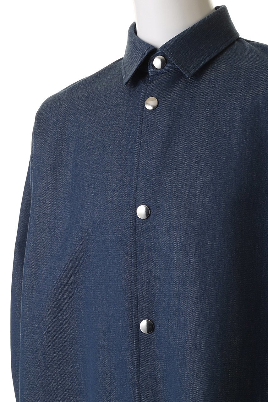 【ザ リラクス/THE RERACS / MEN】の【MEN】デニムシャツ 人気、トレンドファッション・服の通販 founy(ファニー) 　ファッション　Fashion　メンズファッション　Fashion for Men　スリーブ　Sleeve, Long Sleeve / Short Sleeve　デニム　Denim, Jeans Material　リラックス　Relax, Relaxed Fit　ロング　Long, Long-Length　新作・新入荷　New Arrivals / New In　other-5|ID: prp329100004902836 ipo3291000000036693391