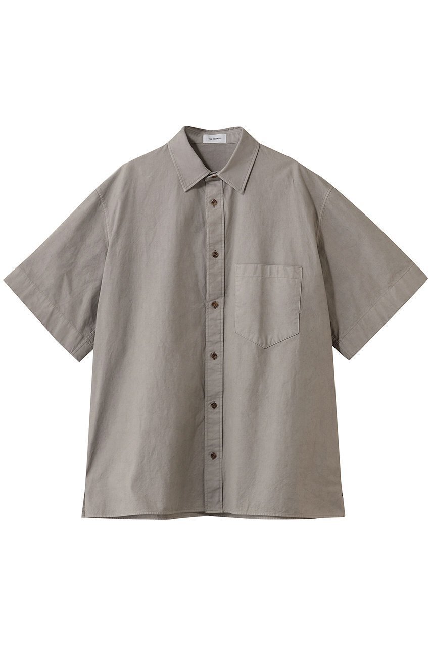 【ザ リラクス/THE RERACS / MEN】の【MEN】サルファーガーメントダイイングショートスリーブシャツ インテリア・キッズ・メンズ・レディースファッション・服の通販 founy(ファニー) 　ファッション　Fashion　メンズファッション　Fashion for Men　ショート　Short, Short Length　スリーブ　Sleeve, Long Sleeve / Short Sleeve　モダン　Modern, Contemporary　リラックス　Relax, Relaxed Fit　グレージュ|ID: prp329100004902837 ipo3291000000036693394