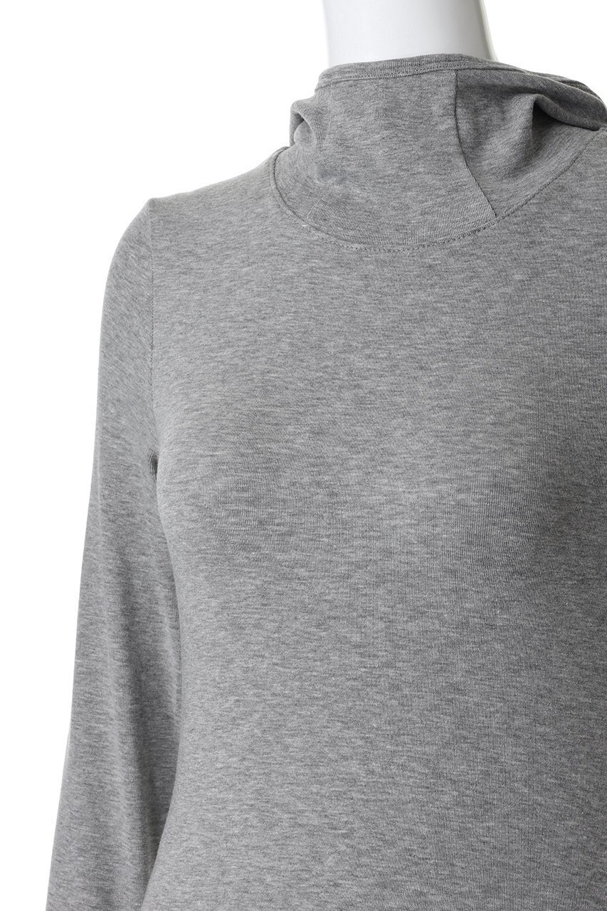 【クラネ/CLANE】のSOFT HOODED HIGH NECK TOPS Tシャツ/カットソー 人気、トレンドファッション・服の通販 founy(ファニー) 　ファッション　Fashion　レディースファッション　Fashion for Women　トップス・カットソー　Cut & Sew Tops　シャツ・ブラウス・オフィスカジュアル　Elegant Blouses & Button-Ups　ロングTシャツ・Tシャツ　Longline T-Shirts & Tees　カットソー・ベーシックTシャツ　Cut-and-Sewn Tops / Stretch Tees & Basics　インナー　Innerwear　カットソー　Cut and Sewn Top　シンプル　Simple, Minimal　ジャケット　Jacket, Outerwear　スリーブ　Sleeve, Long Sleeve / Short Sleeve　ロング　Long, Long-Length　A/W・秋冬　Autumn/Winter　other-5|ID: prp329100004902839 ipo3291000000036693419