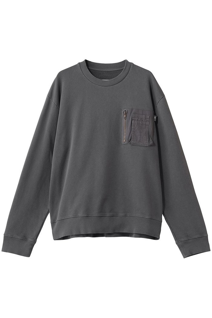 【エムエムシックス メゾンマルジェラ/MM6 Maison Margiela / MEN】の【MEN】スウェットシャツ インテリア・キッズ・メンズ・レディースファッション・服の通販 founy(ファニー) https://founy.com/ ファッション Fashion メンズファッション Fashion for Men トップス・カットソー Cut & Sew Tops パーカー・フーディー / カジュアルコーデ Hoodies & Parkas メンズシャツ Shirts スウェット / スエット Sweatshirt, Sweatwear スリーブ Sleeve, Long Sleeve / Short Sleeve ポケット Pocket, Pocket Detail ロング Long, Long-Length |ID: prp329100004902844 ipo3291000000036693476