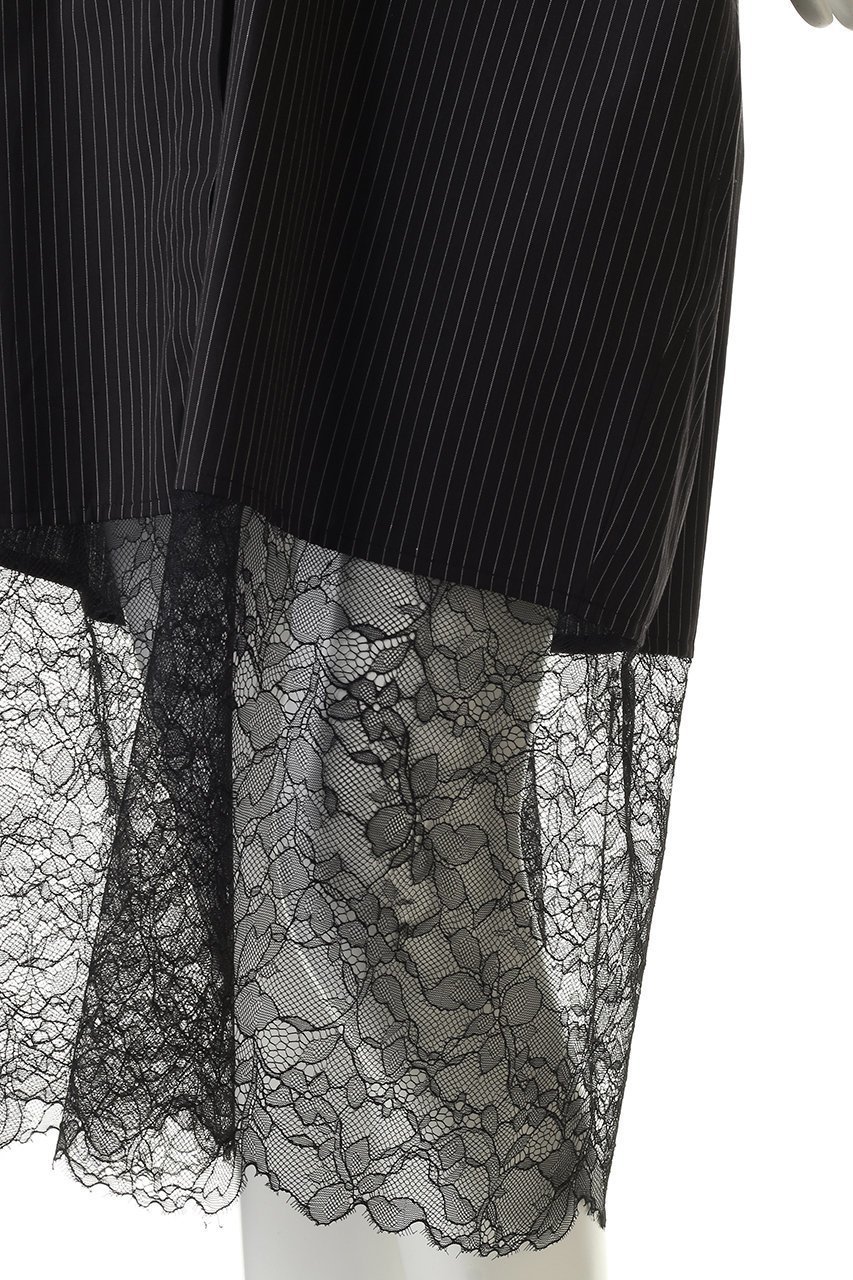 【ハー/HER.】のレースコンビシャツワンピース 人気、トレンドファッション・服の通販 founy(ファニー) 　ファッション　Fashion　レディースファッション　Fashion for Women　ワンピース　Dresses　シャツワンピース / 1枚で着映えコーデ　Shirt Dresses　チュニック　Tunic Tops & Dresses　おすすめ　Recommended / Our Picks　コンビ　Combo, Combination Style　ストライプ　Stripe, Striped Pattern　チュニック　Tunic, Long Top　デニム　Denim, Jeans Material　ボトム　Bottoms, Lower Wear　レース　Lace, Lace Fabric　ロング　Long, Long-Length　other-6|ID: prp329100004902850 ipo3291000000036693547