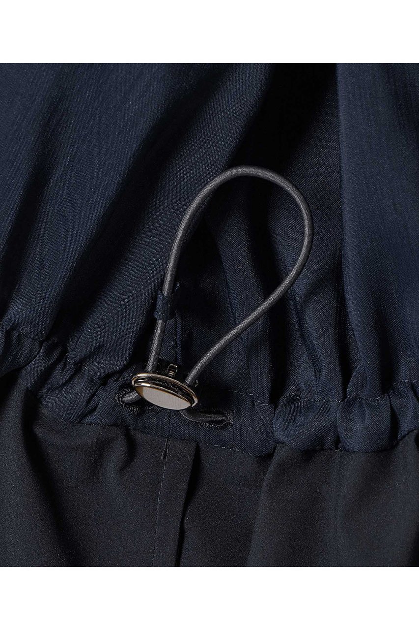 【アナイ/ANAYI】の【セットアップ対象商品】2WAYストレッチ衿付き ブラウス 人気、トレンドファッション・服の通販 founy(ファニー) 　ファッション　Fashion　レディースファッション　Fashion for Women　トップス・カットソー　Cut & Sew Tops　シャツ・ブラウス・オフィスカジュアル　Elegant Blouses & Button-Ups　おすすめ　Recommended / Our Picks　ギャザー　Gathered, Ruffled　ショート　Short, Short Length　ストリング　String, Drawstring　ストレッチ　Stretch, Stretchy Fabric　スポーティ　Sporty, Casual Athletic　スリーブ　Sleeve, Long Sleeve / Short Sleeve　セットアップ　Set-Up, Coordinated Outfit　タフタ　Taffeta, Structured Fabric　ドロップ　Drop Shoulder, Dropped Style　フロント　Front, Front Design　ブルゾン　Blouson, Bomber Jacket　other-6|ID: prp329100004902855 ipo3291000000036693602