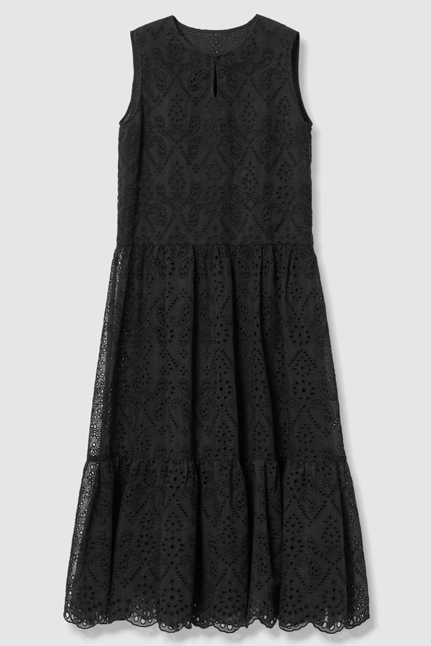 【アナイ/ANAYI】のエンブロイダリーティアードワンピース 人気、トレンドファッション・服の通販 founy(ファニー) 　ファッション　Fashion　レディースファッション　Fashion for Women　ワンピース　Dresses　チュニック　Tunic Tops & Dresses　シアー　Sheer, See-Through　シルク　Silk, 100% Silk　チュニック　Tunic, Long Top　ティアードワンピース　Tiered Dress, Flared Dress　リボン　Ribbon, Bow　ロング　Long, Long-Length　エレガント 上品　Elegant　夏　Summer　新作・新入荷　New Arrivals / New In　other-3|ID: prp329100004902863 ipo3291000000036693697