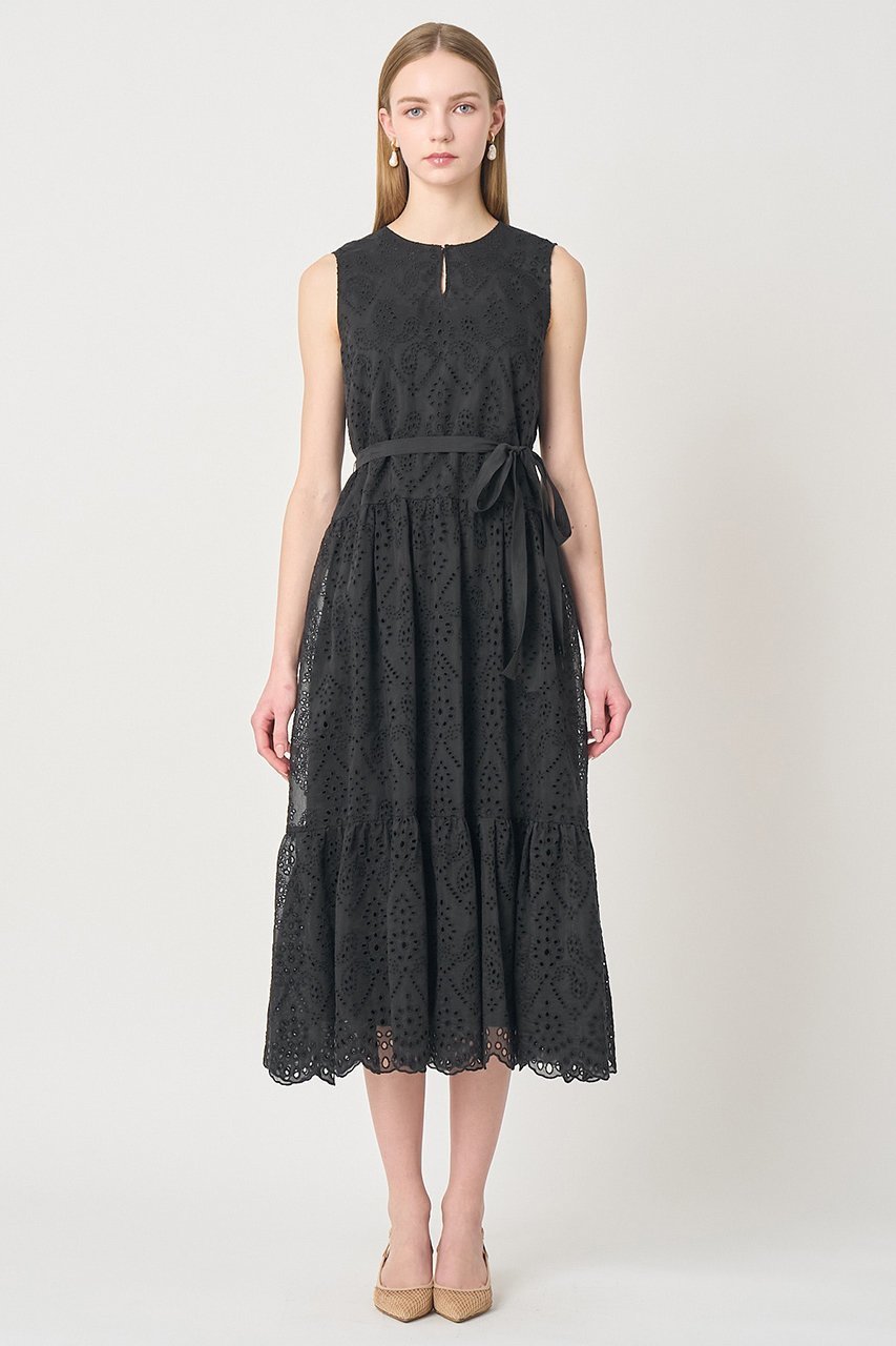 【アナイ/ANAYI】のエンブロイダリーティアードワンピース 人気、トレンドファッション・服の通販 founy(ファニー) 　ファッション　Fashion　レディースファッション　Fashion for Women　ワンピース　Dresses　チュニック　Tunic Tops & Dresses　シアー　Sheer, See-Through　シルク　Silk, 100% Silk　チュニック　Tunic, Long Top　ティアードワンピース　Tiered Dress, Flared Dress　リボン　Ribbon, Bow　ロング　Long, Long-Length　エレガント 上品　Elegant　夏　Summer　新作・新入荷　New Arrivals / New In　other-7|ID: prp329100004902863 ipo3291000000036693701