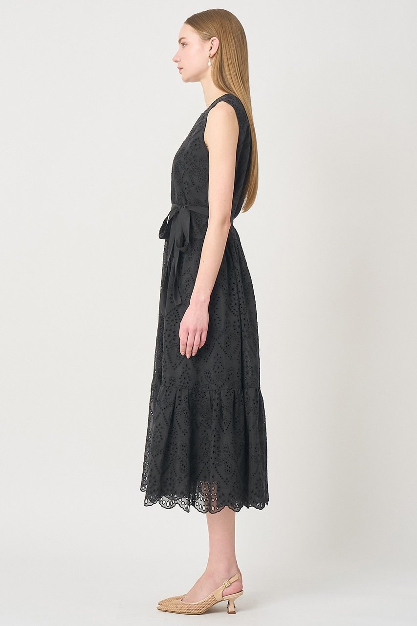 【アナイ/ANAYI】のエンブロイダリーティアードワンピース 人気、トレンドファッション・服の通販 founy(ファニー) 　ファッション　Fashion　レディースファッション　Fashion for Women　ワンピース　Dresses　チュニック　Tunic Tops & Dresses　シアー　Sheer, See-Through　シルク　Silk, 100% Silk　チュニック　Tunic, Long Top　ティアードワンピース　Tiered Dress, Flared Dress　リボン　Ribbon, Bow　ロング　Long, Long-Length　エレガント 上品　Elegant　夏　Summer　新作・新入荷　New Arrivals / New In　other-8|ID: prp329100004902863 ipo3291000000036693702