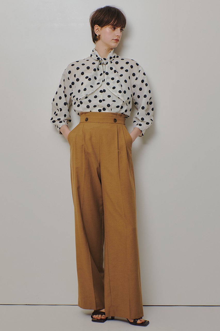 【アルアバイル/allureville】のウェストタックデザインパンツ 人気、トレンドファッション・服の通販 founy(ファニー) 　ファッション　Fashion　レディースファッション　Fashion for Women　パンツ　Pants & Trousers　エレガント 上品　Elegant　マニッシュ　Mannish, Boyish　リネン　Linen, Linen Fabric　新作・新入荷　New Arrivals / New In　other-2|ID: prp329100004902865 ipo3291000000036693708