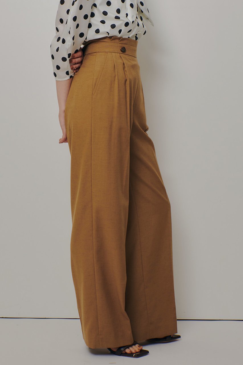 【アルアバイル/allureville】のウェストタックデザインパンツ 人気、トレンドファッション・服の通販 founy(ファニー) 　ファッション　Fashion　レディースファッション　Fashion for Women　パンツ　Pants & Trousers　エレガント 上品　Elegant　マニッシュ　Mannish, Boyish　リネン　Linen, Linen Fabric　新作・新入荷　New Arrivals / New In　other-3|ID: prp329100004902865 ipo3291000000036693710