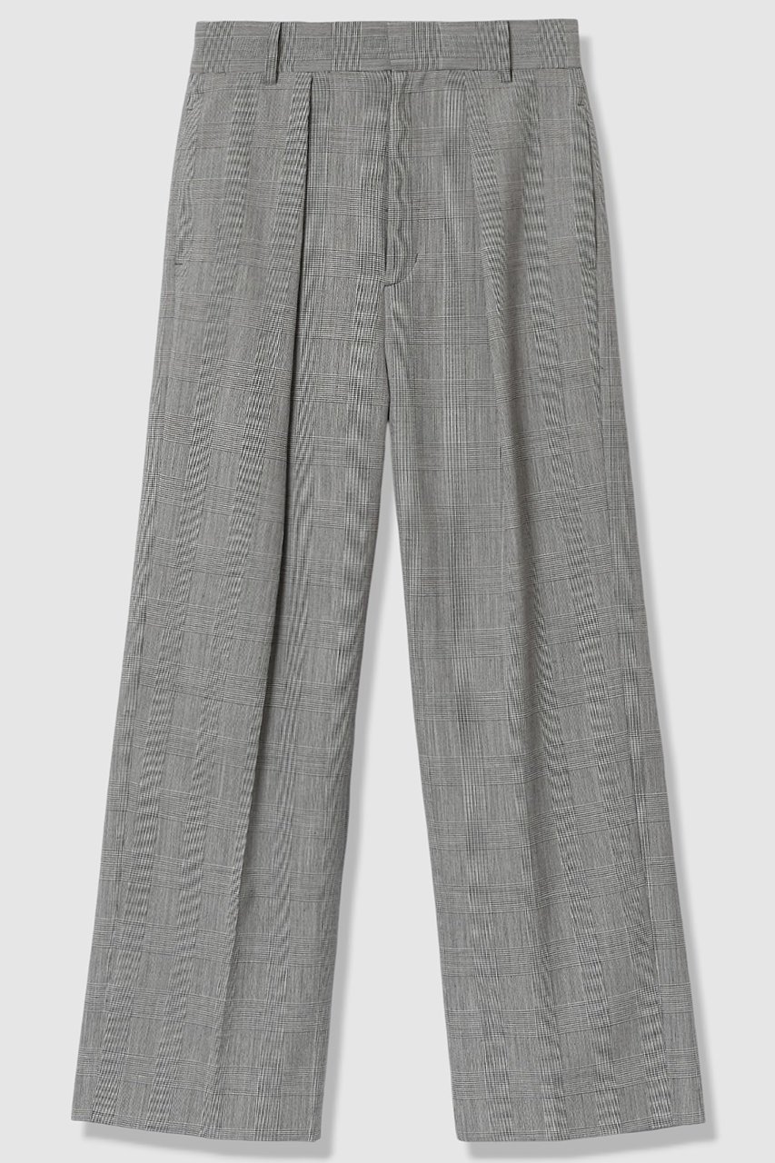 【アルアバイル/allureville】のディープタックチェックパンツ インテリア・キッズ・メンズ・レディースファッション・服の通販 founy(ファニー) ファッション Fashion レディースファッション Fashion for Women パンツ Pants & Trousers クール Cool, Chic ジャケット Jacket, Outerwear スラックス Slacks, Dress Pants セットアップ Set-Up, Coordinated Outfit チェック Check, Plaid, Tartan バランス Balance, Style Balance ボトム Bottoms, Lower Wear モダン Modern, Contemporary ブラック系|ID: prp329100004902866 ipo3291000000036693716