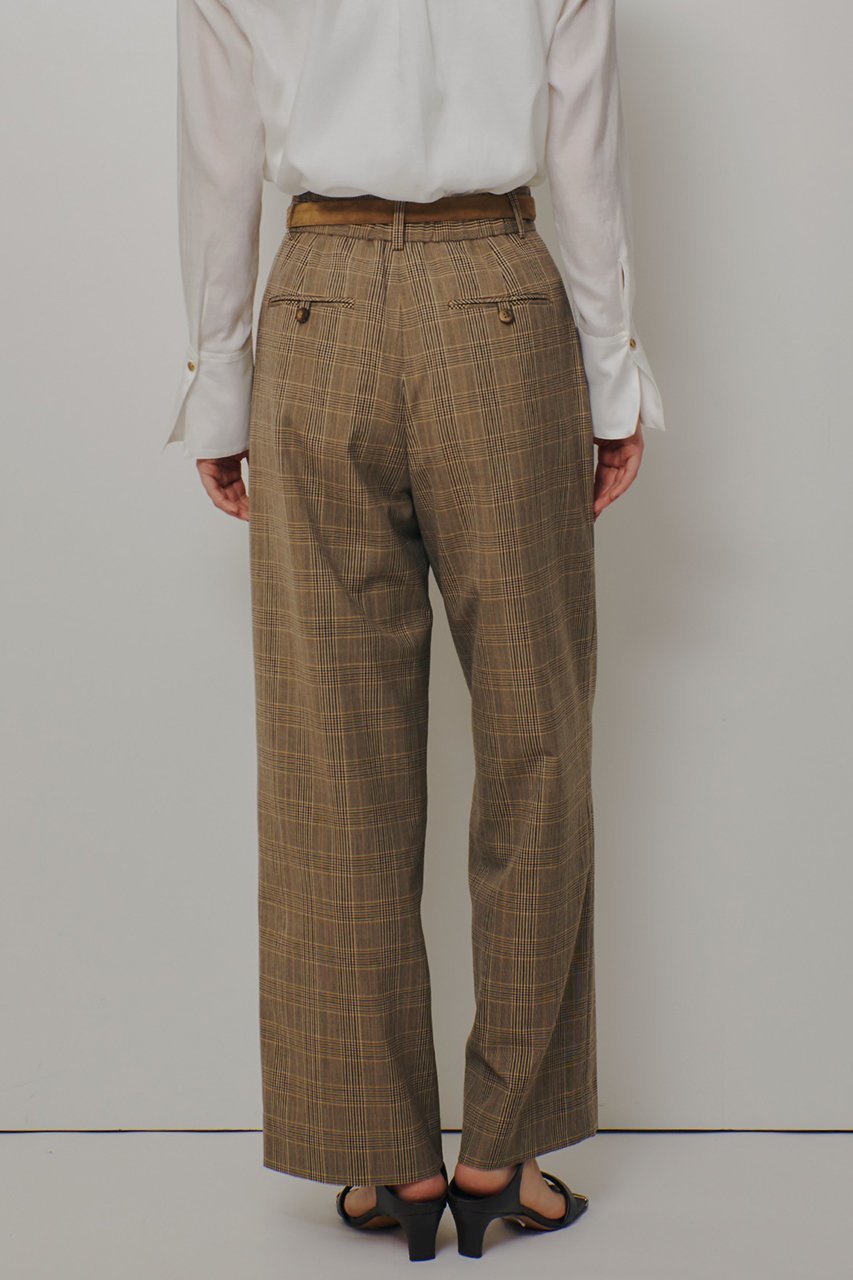 【アルアバイル/allureville】のディープタックチェックパンツ 人気、トレンドファッション・服の通販 founy(ファニー) ファッション Fashion レディースファッション Fashion for Women パンツ Pants & Trousers クール Cool, Chic ジャケット Jacket, Outerwear スラックス Slacks, Dress Pants セットアップ Set-Up, Coordinated Outfit チェック Check, Plaid, Tartan バランス Balance, Style Balance ボトム Bottoms, Lower Wear モダン Modern, Contemporary other-7|ID: prp329100004902866 ipo3291000000036693725