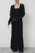 【ガリャルダガランテ/GALLARDAGALANTE】のメッシュニットドレス 人気、トレンドファッション・服の通販 founy(ファニー) ファッション Fashion レディースファッション Fashion for Women ワンピース Dresses フォーマル・パーティードレス・結婚式用ドレス Elegant & Casual Dresses チュニック Tunic Tops & Dresses シアー Sheer, See-Through チュニック Tunic, Long Top ドレス Dress, One-Piece ロング Long, Long-Length 新作・新入荷 New Arrivals / New In thumbnail ブラック|ID: prp329100004902888 ipo3291000000036693921