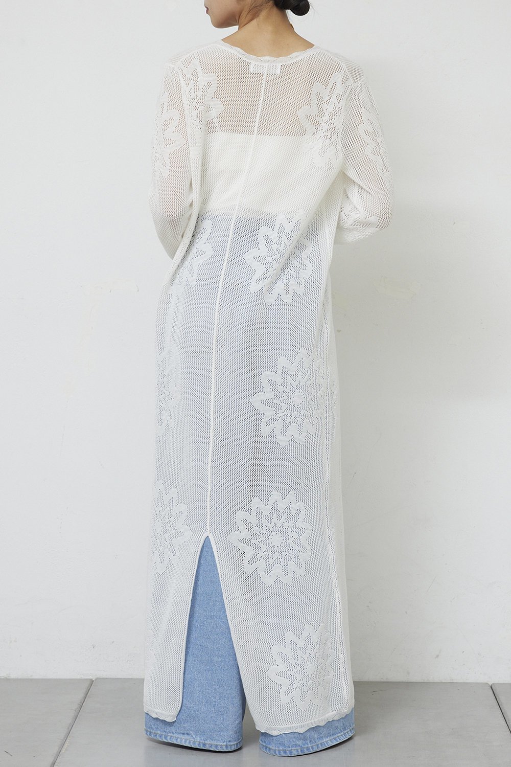 【ガリャルダガランテ/GALLARDAGALANTE】のメッシュニットドレス 人気、トレンドファッション・服の通販 founy(ファニー) 　ファッション　Fashion　レディースファッション　Fashion for Women　ワンピース　Dresses　フォーマル・パーティードレス・結婚式用ドレス　Elegant & Casual Dresses　チュニック　Tunic Tops & Dresses　シアー　Sheer, See-Through　チュニック　Tunic, Long Top　ドレス　Dress, One-Piece　ロング　Long, Long-Length　新作・新入荷　New Arrivals / New In　other-5|ID: prp329100004902888 ipo3291000000036693926