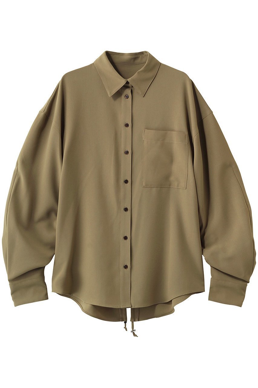 【スタニングルアー/STUNNING LURE】のバックドロストシャツ インテリア・キッズ・メンズ・レディースファッション・服の通販 founy(ファニー) 　ファッション　Fashion　レディースファッション　Fashion for Women　トップス・カットソー　Cut & Sew Tops　シャツ・ブラウス・オフィスカジュアル　Elegant Blouses & Button-Ups　バッグ　Bags　インナー　Innerwear　シンプル　Simple, Minimal　スリーブ　Sleeve, Long Sleeve / Short Sleeve　ドローストリング　Drawstring, Pull Cord　フロント　Front, Front Design　レース　Lace, Lace Fabric　ロング　Long, Long-Length　再入荷　Restock / Back in Stock　ベージュ|ID: prp329100004902889 ipo3291000000036693929