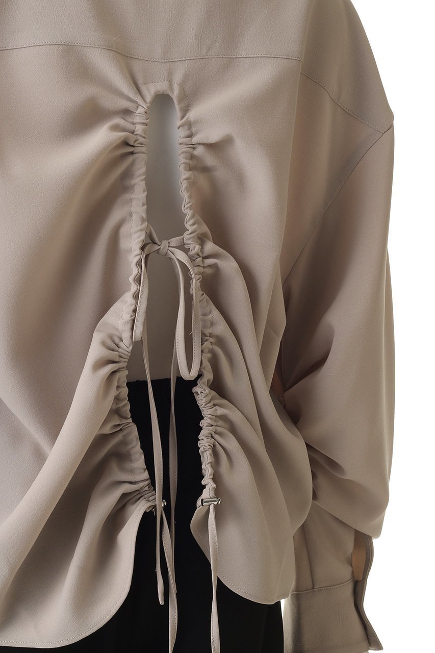 【スタニングルアー/STUNNING LURE】のバックドロストシャツ 人気、トレンドファッション・服の通販 founy(ファニー) 　ファッション　Fashion　レディースファッション　Fashion for Women　トップス・カットソー　Cut & Sew Tops　シャツ・ブラウス・オフィスカジュアル　Elegant Blouses & Button-Ups　バッグ　Bags　インナー　Innerwear　シンプル　Simple, Minimal　スリーブ　Sleeve, Long Sleeve / Short Sleeve　ドローストリング　Drawstring, Pull Cord　フロント　Front, Front Design　レース　Lace, Lace Fabric　ロング　Long, Long-Length　再入荷　Restock / Back in Stock　other-7|ID: prp329100004902889 ipo3291000000036693937