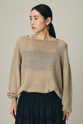 【カオス/Chaos】のノーマンリネンプルオーバー 人気、トレンドファッション・服の通販 founy(ファニー) ファッション Fashion レディースファッション Fashion for Women トップス・カットソー Cut & Sew Tops ニット Knit Tops & Sweaters カジュアルプルオーバー・ニットトップス Pullovers & Knit Tops / Casual Pullovers 春 Spring ミドル Middle Length, Mid Height リネン Linen, Linen Fabric 夏 Summer エレガント 上品 Elegant |ID:prp329100004902891