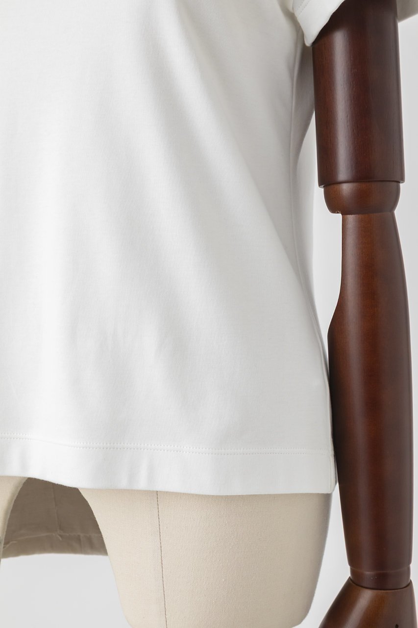 【オーヴィル/EAUVIRE】のコンパクトTシャツ 人気、トレンドファッション・服の通販 founy(ファニー) 　ファッション　Fashion　レディースファッション　Fashion for Women　トップス・カットソー　Cut & Sew Tops　シャツ・ブラウス・オフィスカジュアル　Elegant Blouses & Button-Ups　ロングTシャツ・Tシャツ　Longline T-Shirts & Tees　カットソー・ベーシックTシャツ　Cut-and-Sewn Tops / Stretch Tees & Basics　なめらか　Smooth, Silky Texture　コンパクト　Compact, Small Size　ショート　Short, Short Length　シルク　Silk, 100% Silk　スリーブ　Sleeve, Long Sleeve / Short Sleeve　フィット　Fit, Slim Fit　人気　Popular, Best Seller　定番　Standard, Basic Item　日本製　Made In Japan　other-6|ID: prp329100004902895 ipo3291000000036693987