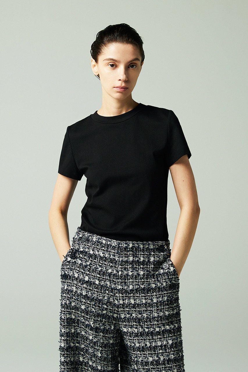 【オーヴィル/EAUVIRE】のコンパクトTシャツ 人気、トレンドファッション・服の通販 founy(ファニー) 　ファッション　Fashion　レディースファッション　Fashion for Women　トップス・カットソー　Cut & Sew Tops　シャツ・ブラウス・オフィスカジュアル　Elegant Blouses & Button-Ups　ロングTシャツ・Tシャツ　Longline T-Shirts & Tees　カットソー・ベーシックTシャツ　Cut-and-Sewn Tops / Stretch Tees & Basics　なめらか　Smooth, Silky Texture　コンパクト　Compact, Small Size　ショート　Short, Short Length　シルク　Silk, 100% Silk　スリーブ　Sleeve, Long Sleeve / Short Sleeve　フィット　Fit, Slim Fit　人気　Popular, Best Seller　定番　Standard, Basic Item　日本製　Made In Japan　other-8|ID: prp329100004902895 ipo3291000000036693990