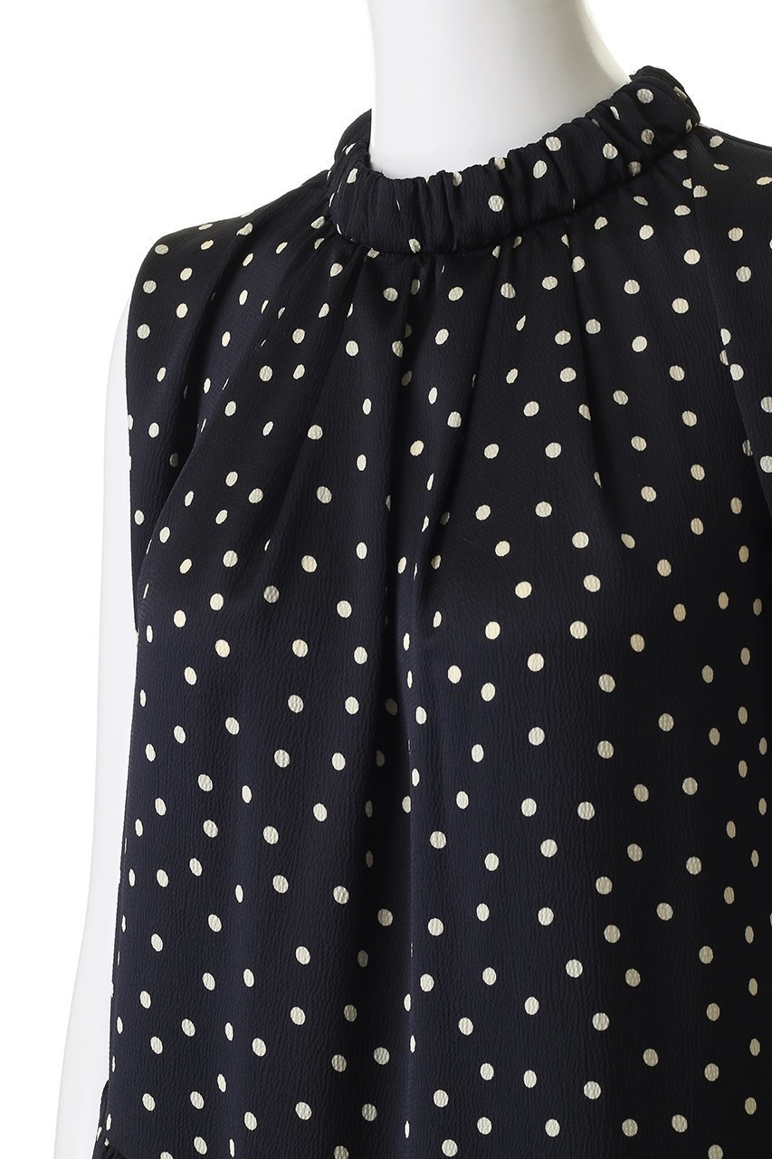 【ランバン オン ブルー/LANVIN en Bleu】のMarina dot/Heartワンピース 人気、トレンドファッション・服の通販 founy(ファニー) ファッション Fashion レディースファッション Fashion for Women ワンピース Dresses チュニック Tunic Tops & Dresses イレギュラー Irregular Design クラシカル Classical, Vintage-Inspired コレクション Collection, Seasonal Line サテン Satin, Glossy Fabric チュニック Tunic, Long Top ドット Polka Dot, Dot Pattern フェミニン Feminine, Girly プリント Print, Printed Pattern ランダム Random, Irregular ロング Long, Long-Length 春 Spring other-5|ID: prp329100004902897 ipo3291000000036694013