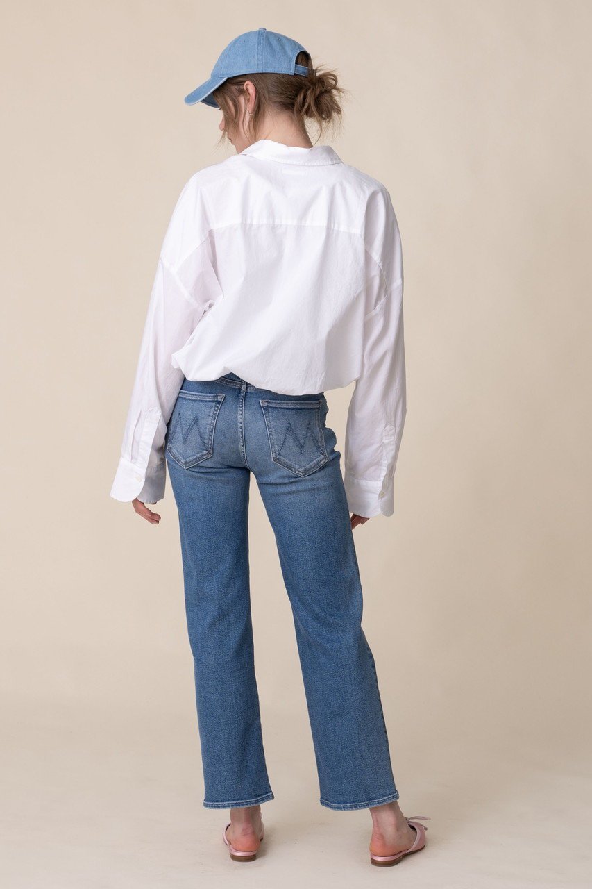 【マザー/MOTHER】のTHE SCRUNCHIE FRENCHIE クロップドシャツ (WHT) 人気、トレンドファッション・服の通販 founy(ファニー) 　ファッション　Fashion　レディースファッション　Fashion for Women　トップス・カットソー　Cut & Sew Tops　シャツ・ブラウス・オフィスカジュアル　Elegant Blouses & Button-Ups　クロップド　Cropped, Short Length　スリーブ　Sleeve, Long Sleeve / Short Sleeve　ベーシック　Basic, Essential　ロング　Long, Long-Length　定番　Standard, Basic Item　other-7|ID: prp329100004902908 ipo3291000000036694109