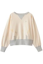 【オブラダ/Oblada】のペイント W GAZETTE スウェット 人気、トレンドファッション・服の通販 founy(ファニー) ファッション Fashion レディースファッション Fashion for Women トップス・カットソー Cut & Sew Tops シャツ・ブラウス・オフィスカジュアル Elegant Blouses & Button-Ups レディースパーカー・カジュアルフーディー Casual Hoodies & Sweatshirts ロングTシャツ・Tシャツ Longline T-Shirts & Tees スウェット・クルーネックトップス Sweatshirts & Crewnecks / Relaxed Fit Sweat Tops カットソー・ベーシックTシャツ Cut-and-Sewn Tops / Stretch Tees & Basics スウェット / スエット Sweatshirt, Sweatwear thumbnail アイボリー|ID: prp329100004902916 ipo3291000000036694172