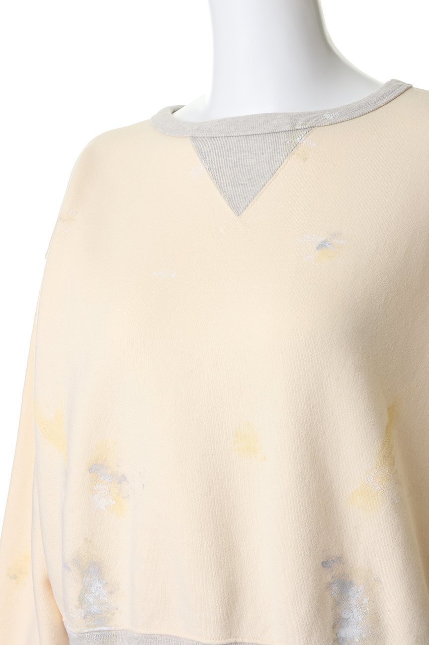 【オブラダ/Oblada】のペイント W GAZETTE スウェット 人気、トレンドファッション・服の通販 founy(ファニー) ファッション Fashion レディースファッション Fashion for Women トップス・カットソー Cut & Sew Tops シャツ・ブラウス・オフィスカジュアル Elegant Blouses & Button-Ups レディースパーカー・カジュアルフーディー Casual Hoodies & Sweatshirts ロングTシャツ・Tシャツ Longline T-Shirts & Tees スウェット・クルーネックトップス Sweatshirts & Crewnecks / Relaxed Fit Sweat Tops カットソー・ベーシックTシャツ Cut-and-Sewn Tops / Stretch Tees & Basics スウェット / スエット Sweatshirt, Sweatwear other-5|ID: prp329100004902916 ipo3291000000036694179