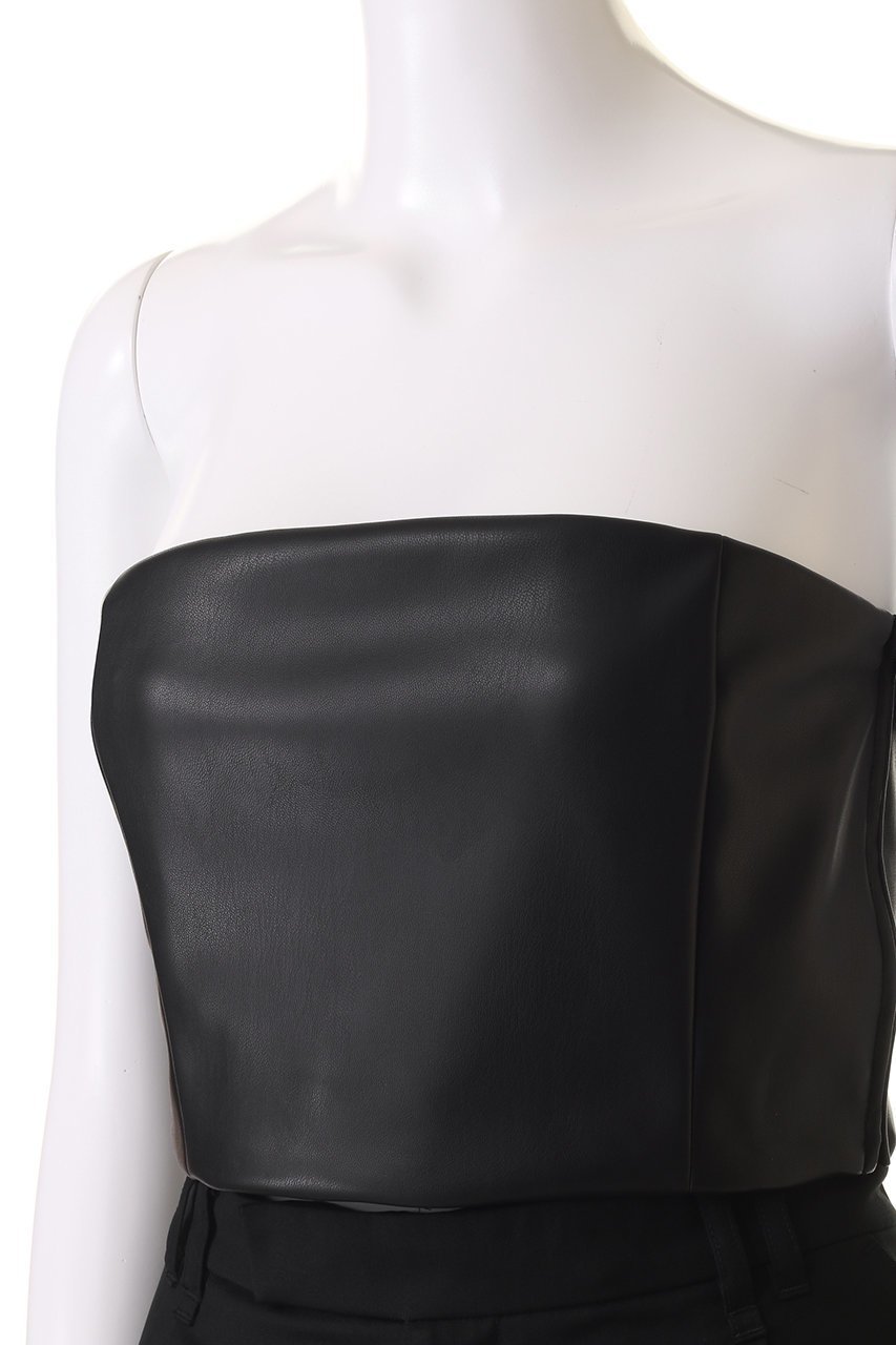 【サードマガジン/THIRD MAGAZINE】のビスチェ 人気、トレンドファッション・服の通販 founy(ファニー) 　ファッション　Fashion　レディースファッション　Fashion for Women　トップス・カットソー　Cut & Sew Tops　キャミソール&ノースリーブ　Camisoles & Sleeveless Tops　シャツ・ブラウス・オフィスカジュアル　Elegant Blouses & Button-Ups　ビスチェ　Bustiers & Corset Tops / Layered Bustier Style　なめらか　Smooth, Silky Texture　インナー　Innerwear　シンプル　Simple, Minimal　ジャケット　Jacket, Outerwear　トレンド　Trend, Trending Now　ノースリーブ　Sleeveless, No-Sleeve　ビスチェ　Bustier, Corset Top　フェイクレザー　Faux Leather, PU Leather　other-5|ID: prp329100004902940 ipo3291000000036694373