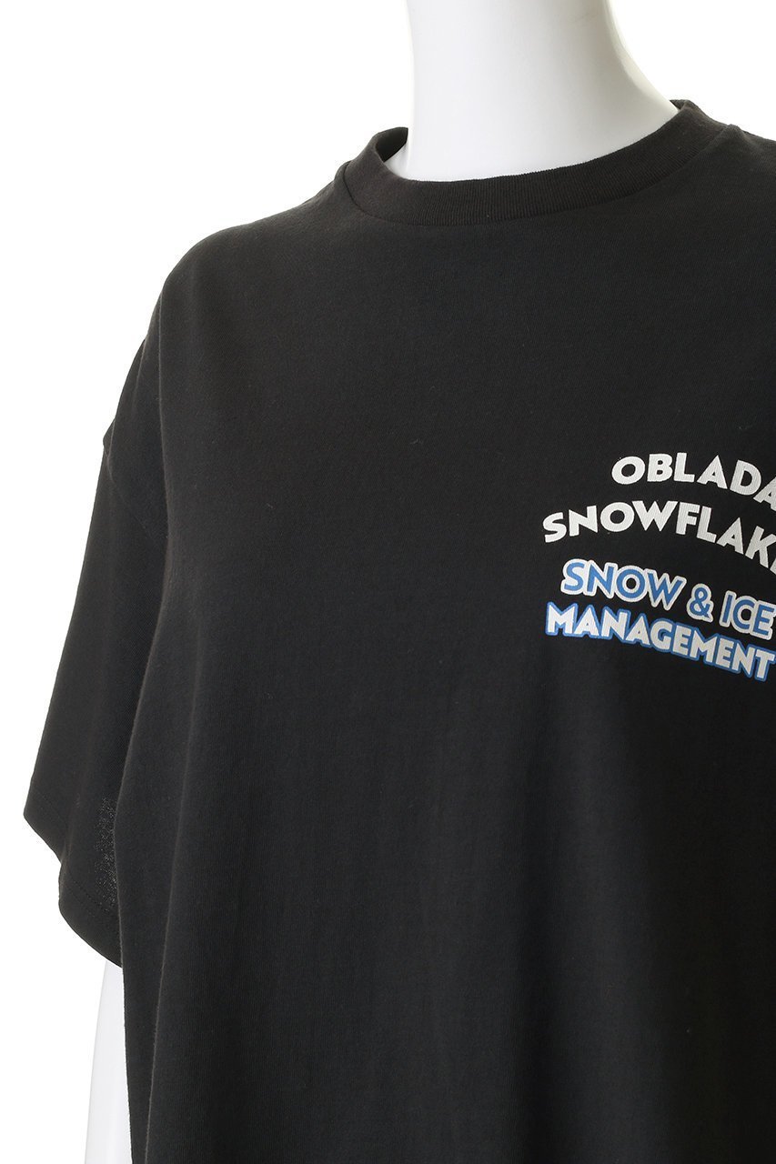 【オブラダ/Oblada】のSNOWFLAKES Tシャツ 人気、トレンドファッション・服の通販 founy(ファニー) ファッション Fashion レディースファッション Fashion for Women トップス・カットソー Cut & Sew Tops シャツ・ブラウス・オフィスカジュアル Elegant Blouses & Button-Ups ロングTシャツ・Tシャツ Longline T-Shirts & Tees カットソー・ベーシックTシャツ Cut-and-Sewn Tops / Stretch Tees & Basics グラフィック Graphic, Graphic Design ショート Short, Short Length スリーブ Sleeve, Long Sleeve / Short Sleeve モダン Modern, Contemporary リラックス Relax, Relaxed Fit other-5|ID: prp329100004902941 ipo3291000000036694382