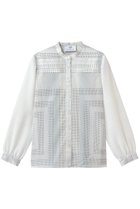 【その他のブランド/Other】のオリジナルプリント スタンドカラーブラウス 人気、トレンドファッション・服の通販 founy(ファニー) ファッション Fashion レディースファッション Fashion for Women トップス・カットソー Cut & Sew Tops シャツ・ブラウス・オフィスカジュアル Elegant Blouses & Button-Ups おすすめ Recommended / Our Picks グラデーション Gradient, Ombre スタンド Stand Collar, Upright Stand ストライプ Stripe, Striped Pattern ストレート Straight, Straight Cut スリーブ Sleeve, Long Sleeve / Short Sleeve セットアップ Set-Up, Coordinated Outfit デニム Denim, Jeans Material ドット Polka Dot, Dot Pattern プリント Print, Printed Pattern モチーフ Motif, Design Theme ロング Long, Long-Length エレガント 上品 Elegant 夏 Summer thumbnail ホワイト|ID: prp329100004902950 ipo3291000000036694449