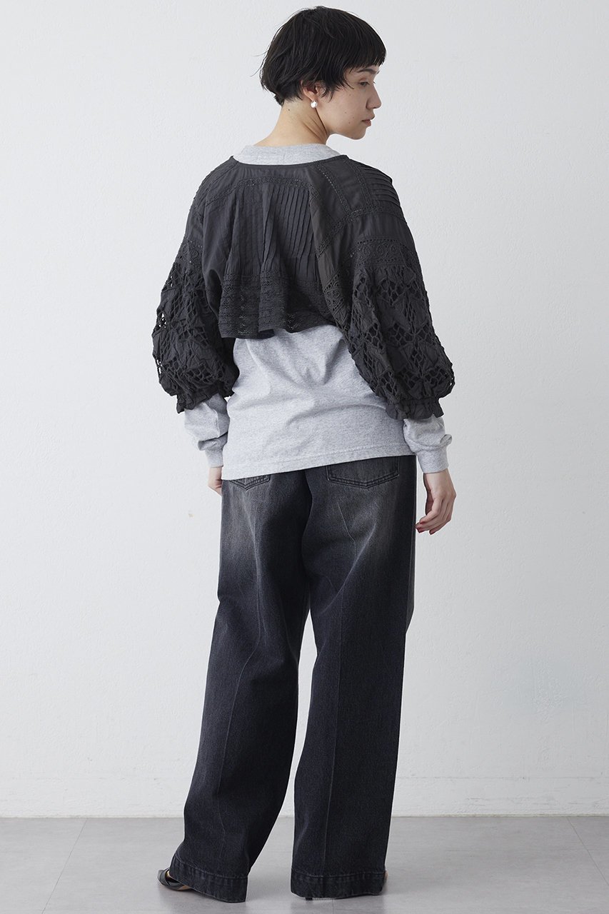 【ウィムガゼット/Whim Gazette】のボレロブラウス 人気、トレンドファッション・服の通販 founy(ファニー) 　ファッション　Fashion　レディースファッション　Fashion for Women　アウター　Coat / Outerwear Collection　ボレロ・ショート丈ジャケット / ドレス羽織りに　Boleros & Short Jackets　トップス・カットソー　Cut & Sew Tops　シャツ・ブラウス・オフィスカジュアル　Elegant Blouses & Button-Ups　おすすめ　Recommended / Our Picks　インド　Indian Textile　クール　Cool, Chic　スリーブ　Sleeve, Long Sleeve / Short Sleeve　バランス　Balance, Style Balance　ボレロ　Bolero, Short Cardigan　ミックス　Mix, Mixed Style　レース　Lace, Lace Fabric　ロング　Long, Long-Length　other-4|ID: prp329100004902958 ipo3291000000036694543