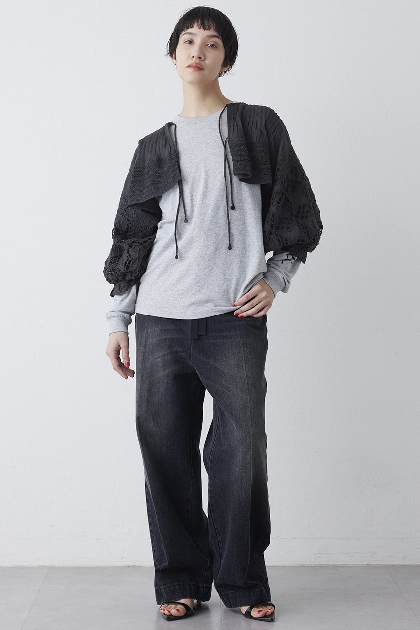 【ウィムガゼット/Whim Gazette】のボレロブラウス 人気、トレンドファッション・服の通販 founy(ファニー) 　ファッション　Fashion　レディースファッション　Fashion for Women　アウター　Coat / Outerwear Collection　ボレロ・ショート丈ジャケット / ドレス羽織りに　Boleros & Short Jackets　トップス・カットソー　Cut & Sew Tops　シャツ・ブラウス・オフィスカジュアル　Elegant Blouses & Button-Ups　おすすめ　Recommended / Our Picks　インド　Indian Textile　クール　Cool, Chic　スリーブ　Sleeve, Long Sleeve / Short Sleeve　バランス　Balance, Style Balance　ボレロ　Bolero, Short Cardigan　ミックス　Mix, Mixed Style　レース　Lace, Lace Fabric　ロング　Long, Long-Length　other-6|ID: prp329100004902958 ipo3291000000036694545