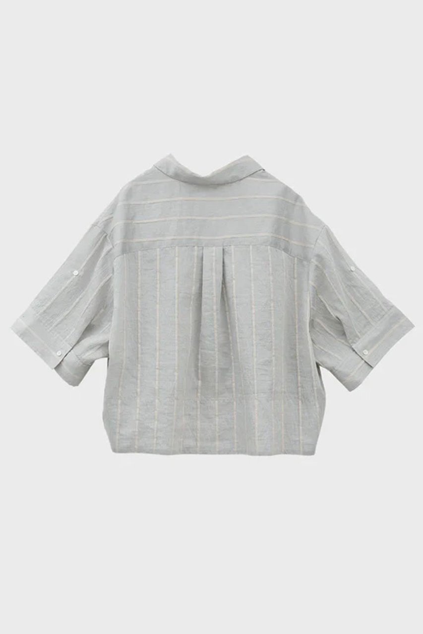 【スタニングルアー/STUNNING LURE】のロールアップクロップドシャツ 人気、トレンドファッション・服の通販 founy(ファニー) ファッション Fashion レディースファッション Fashion for Women トップス・カットソー Cut & Sew Tops シャツ・ブラウス・オフィスカジュアル Elegant Blouses & Button-Ups ウォッシャブル Machine Washable ショート Short, Short Length スリーブ Sleeve, Long Sleeve / Short Sleeve トレンド Trend, Trending Now 夏 Summer 新作・新入荷 New Arrivals / New In other-2|ID: prp329100004902959 ipo3291000000036694548