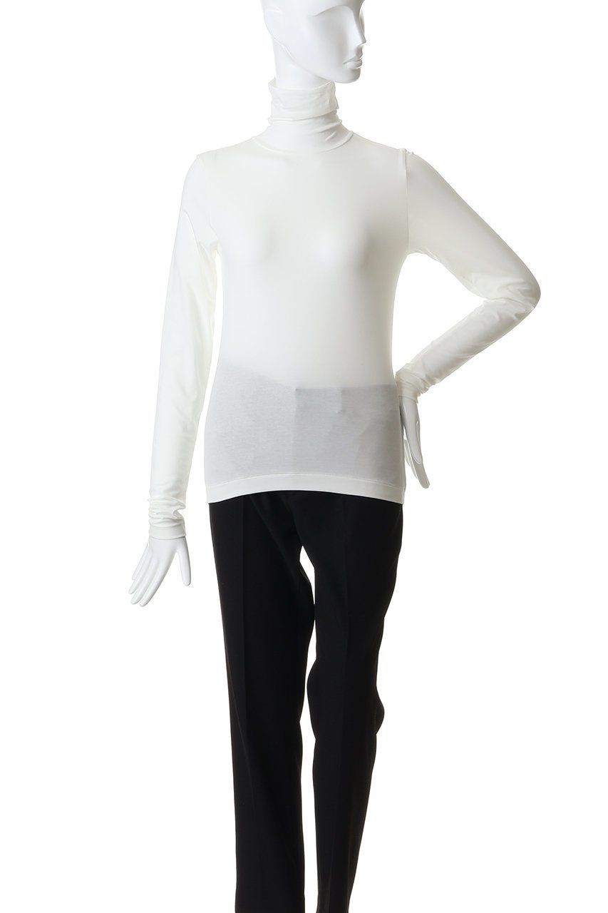 【アルアバイル/allureville】の強撚フライスタートルプルオーバー 人気、トレンドファッション・服の通販 founy(ファニー) 　ファッション　Fashion　レディースファッション　Fashion for Women　トップス・カットソー　Cut & Sew Tops　シャツ・ブラウス・オフィスカジュアル　Elegant Blouses & Button-Ups　ロングTシャツ・Tシャツ　Longline T-Shirts & Tees　カジュアルプルオーバー・ニットトップス　Pullovers & Knit Tops / Casual Pullovers　カットソー・ベーシックTシャツ　Cut-and-Sewn Tops / Stretch Tees & Basics　インナー　Innerwear　シンプル　Simple, Minimal　スリーブ　Sleeve, Long Sleeve / Short Sleeve　ロング　Long, Long-Length　other-2|ID: prp329100004902963 ipo3291000000036694586