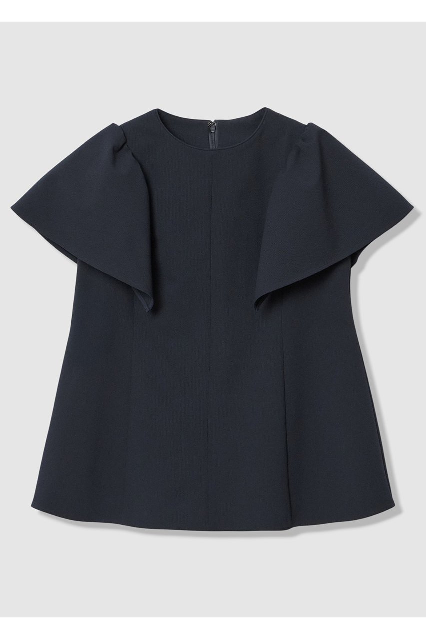 【アナイ/ANAYI】の【セットアップ対応商品】サッカーストレッチペプラム ブラウス インテリア・キッズ・メンズ・レディースファッション・服の通販 founy(ファニー) 　ファッション　Fashion　レディースファッション　Fashion for Women　トップス・カットソー　Cut & Sew Tops　シャツ・ブラウス・オフィスカジュアル　Elegant Blouses & Button-Ups　おすすめ　Recommended / Our Picks　サッカー　Seersucker, Summer Fabric　ショート　Short, Short Length　ストレッチ　Stretch, Stretchy Fabric　スリーブ　Sleeve, Long Sleeve / Short Sleeve　セットアップ　Set-Up, Coordinated Outfit　ペプラム　Peplum, Flared Hem　夏　Summer　新作・新入荷　New Arrivals / New In　ネイビー|ID: prp329100004902968 ipo3291000000036694627