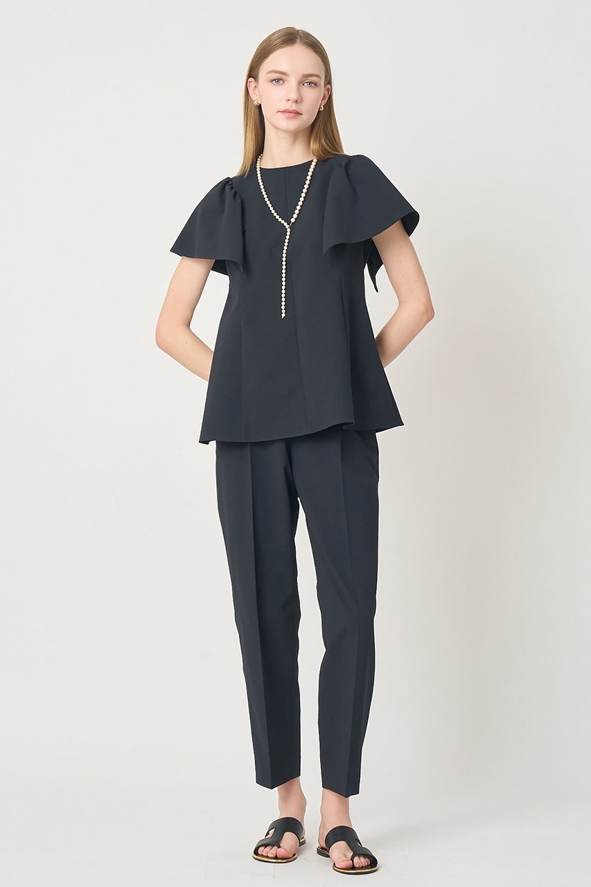 【アナイ/ANAYI】の【セットアップ対応商品】サッカーストレッチペプラム ブラウス 人気、トレンドファッション・服の通販 founy(ファニー) 　ファッション　Fashion　レディースファッション　Fashion for Women　トップス・カットソー　Cut & Sew Tops　シャツ・ブラウス・オフィスカジュアル　Elegant Blouses & Button-Ups　おすすめ　Recommended / Our Picks　サッカー　Seersucker, Summer Fabric　ショート　Short, Short Length　ストレッチ　Stretch, Stretchy Fabric　スリーブ　Sleeve, Long Sleeve / Short Sleeve　セットアップ　Set-Up, Coordinated Outfit　ペプラム　Peplum, Flared Hem　夏　Summer　新作・新入荷　New Arrivals / New In　other-7|ID: prp329100004902968 ipo3291000000036694636