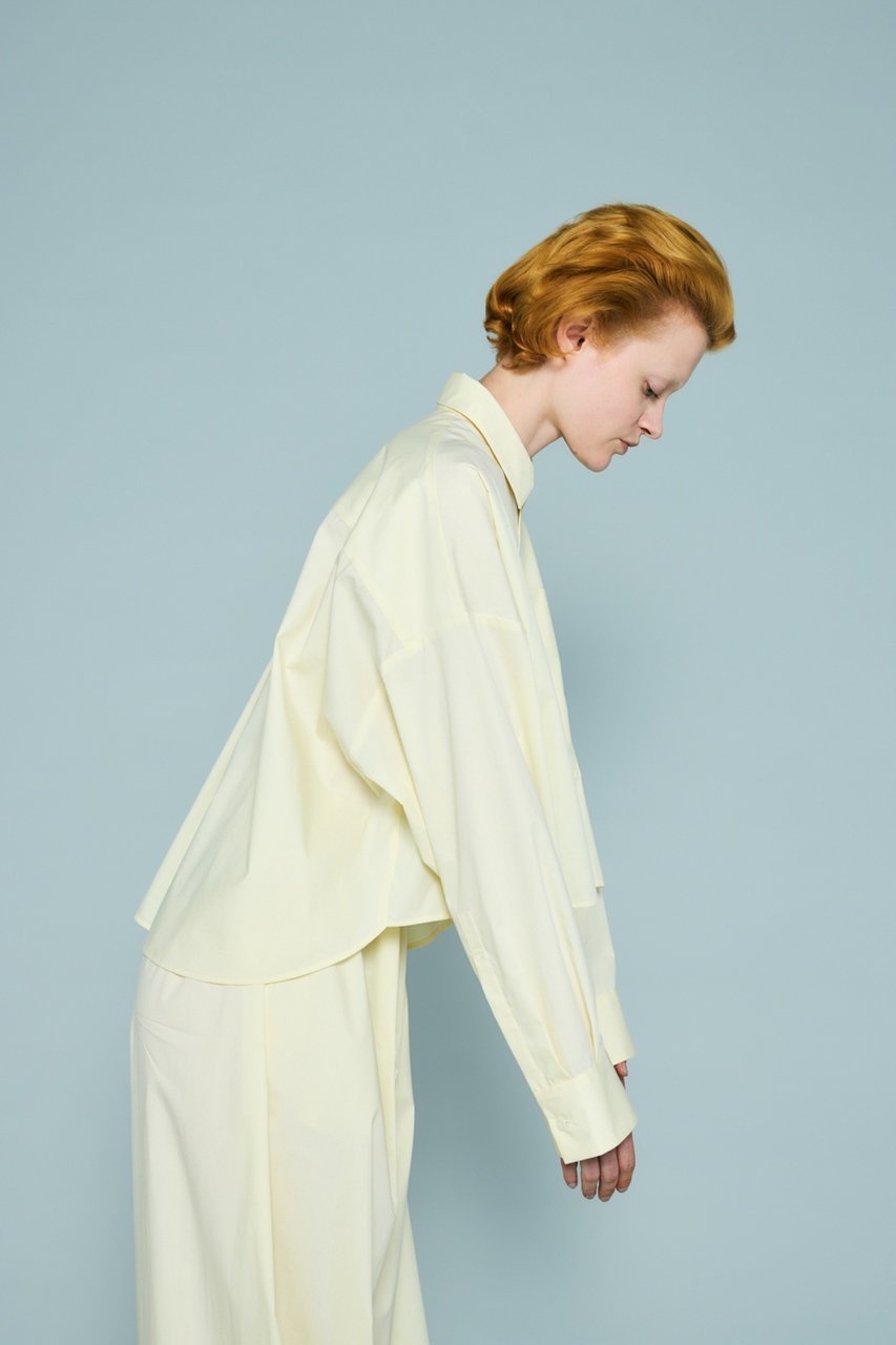 【エンフォルド/ENFOLD】のJUST-LENGTH SHIRT 人気、トレンドファッション・服の通販 founy(ファニー) ファッション Fashion レディースファッション Fashion for Women トップス・カットソー Cut & Sew Tops シャツ・ブラウス・オフィスカジュアル Elegant Blouses & Button-Ups ストレッチ Stretch, Stretchy Fabric スリーブ Sleeve, Long Sleeve / Short Sleeve セットアップ Set-Up, Coordinated Outfit タフタ Taffeta, Structured Fabric バランス Balance, Style Balance ロング Long, Long-Length ワイド Wide, Wide Fit 再入荷 Restock / Back in Stock 羽織 Haori, Light Jacket other-8|ID: prp329100004902979 ipo3291000000036694730