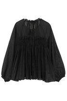 【マルティニーク/martinique】のプリーツブラウス 人気、トレンドファッション・服の通販 founy(ファニー) ファッション Fashion レディースファッション Fashion for Women トップス・カットソー Cut & Sew Tops シャツ・ブラウス・オフィスカジュアル Elegant Blouses & Button-Ups おすすめ Recommended / Our Picks ギャザー Gathered, Ruffled シルク Silk, 100% Silk シンプル Simple, Minimal スリーブ Sleeve, Long Sleeve / Short Sleeve フロント Front, Front Design プリーツ Pleats, Pleated ペンシル Pencil, Pencil Skirt リラックス Relax, Relaxed Fit ロング Long, Long-Length エレガント 上品 Elegant thumbnail ブラック|ID: prp329100004902985 ipo3291000000036694940