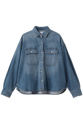 【ヘルシーデニム/Healthy Denim】のAlmond Milk デニムシャツ 人気、トレンドファッション・服の通販 founy(ファニー) ファッション Fashion レディースファッション Fashion for Women トップス・カットソー Cut & Sew Tops シャツ・ブラウス・オフィスカジュアル Elegant Blouses & Button-Ups インナー Innerwear スリーブ Sleeve, Long Sleeve / Short Sleeve デニム Denim, Jeans Material トレンド Trend, Trending Now バランス Balance, Style Balance ロング Long, Long-Length ワイド Wide, Wide Fit 定番 Standard, Basic Item 羽織 Haori, Light Jacket |ID:prp329100004902986