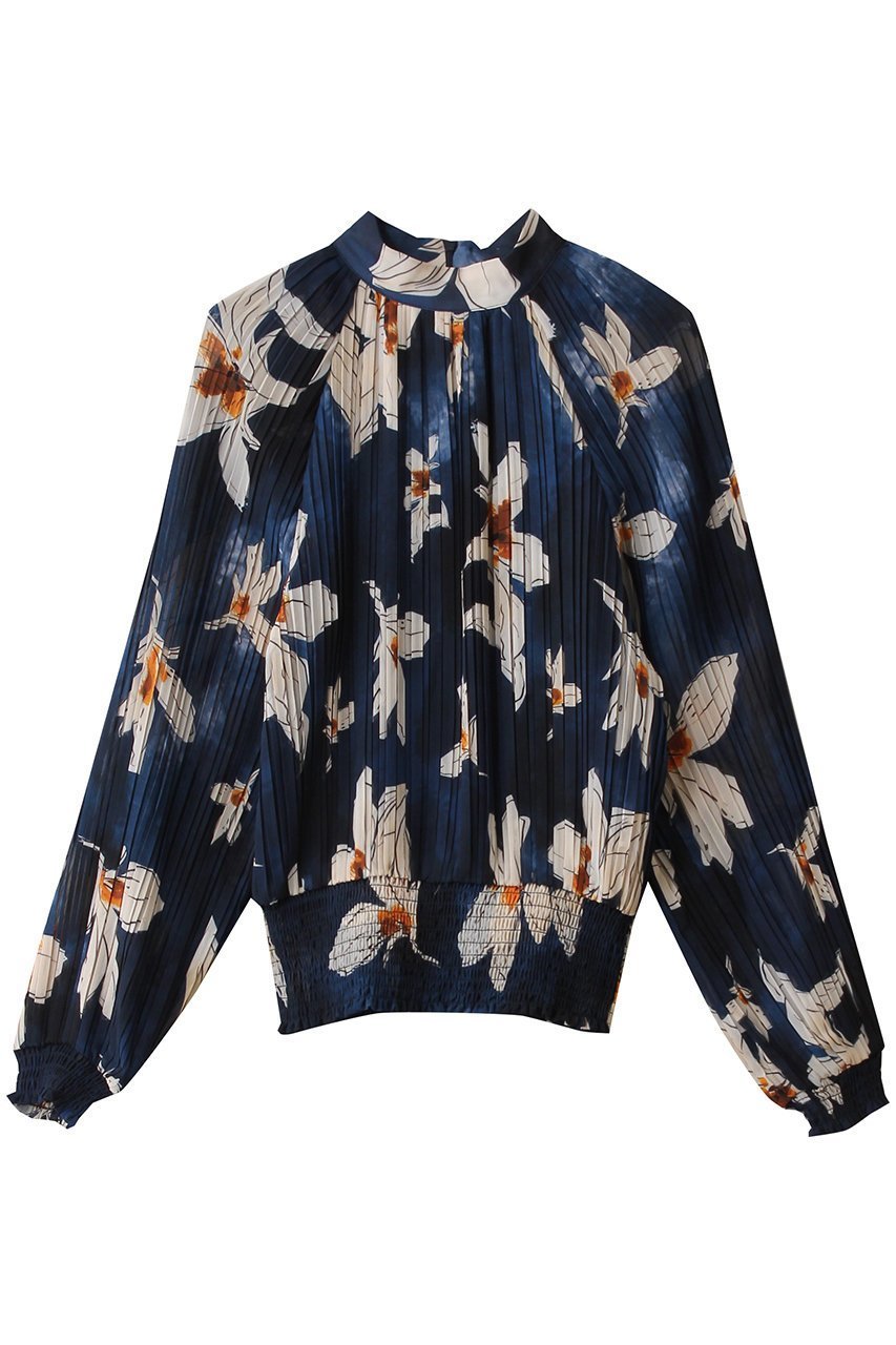 【コルコバード/CORCOVADO】のカラーシフォンブラウス 人気、トレンドファッション・服の通販 founy(ファニー) ファッション Fashion レディースファッション Fashion for Women トップス・カットソー Cut & Sew Tops シャツ・ブラウス・オフィスカジュアル Elegant Blouses & Button-Ups シフォン Chiffon, Lightweight Fabric スリーブ Sleeve, Long Sleeve / Short Sleeve フラワー Flower, Floral プリント Print, Printed Pattern プリーツ Pleats, Pleated ロング Long, Long-Length other-1|ID: prp329100004902991 ipo3291000000036694980