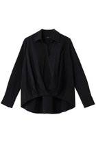 【エムフィル/M Fil】のトリアセテート コットン タイプライター フロントタックブラウス 人気、トレンドファッション・服の通販 founy(ファニー) ファッション Fashion レディースファッション Fashion for Women トップス・カットソー Cut & Sew Tops シャツ・ブラウス・オフィスカジュアル Elegant Blouses & Button-Ups カフス Cuff Design スリーブ Sleeve, Long Sleeve / Short Sleeve タイプライター Typewriter Fabric, Crisp Cotton フォルム Silhouette, Form ロング Long, Long-Length thumbnail ネイビー|ID: prp329100004902997 ipo3291000000036695024