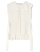 【アドーア/ADORE】のライトツイルブラウス 人気、トレンドファッション・服の通販 founy(ファニー) ファッション Fashion レディースファッション Fashion for Women トップス・カットソー Cut & Sew Tops キャミソール&ノースリーブ Camisoles & Sleeveless Tops シャツ・ブラウス・オフィスカジュアル Elegant Blouses & Button-Ups ツイル Twist, Twisted Detail ドレープ Drape, Draping Fabric ノースリーブ Sleeveless, No-Sleeve プリーツ Pleats, Pleated エレガント 上品 Elegant thumbnail ホワイト|ID: prp329100004903006 ipo3291000000036695093