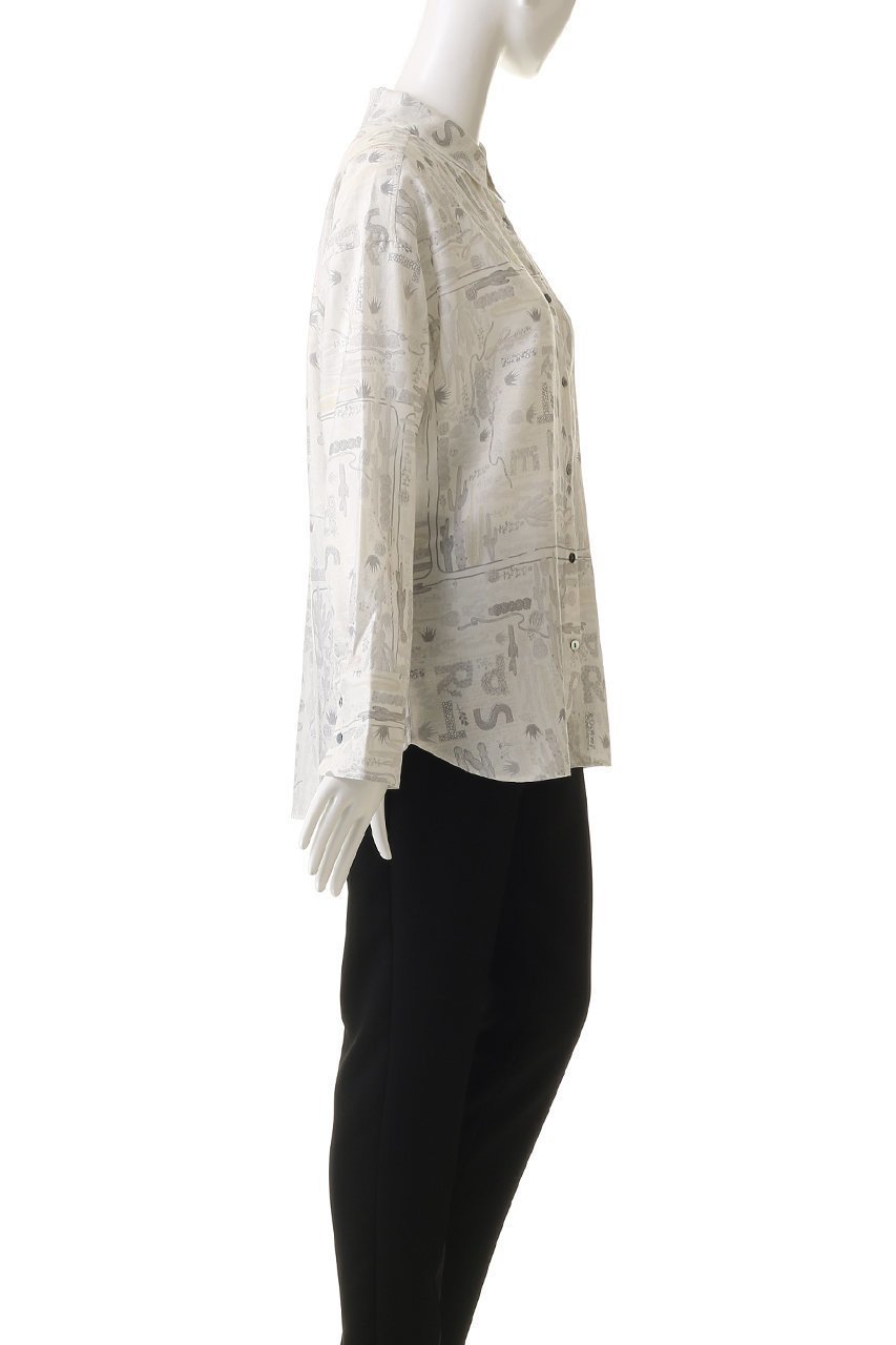 【プリスティン/PRISTINE】のWinter cactus シャツ 人気、トレンドファッション・服の通販 founy(ファニー) 　ファッション　Fashion　レディースファッション　Fashion for Women　トップス・カットソー　Cut & Sew Tops　シャツ・ブラウス・オフィスカジュアル　Elegant Blouses & Button-Ups　冬　Winter / This Winter　おすすめ　Recommended / Our Picks　カフス　Cuff Design　シンプル　Simple, Minimal　スリーブ　Sleeve, Long Sleeve / Short Sleeve　フラワー　Flower, Floral　プリント　Print, Printed Pattern　モダン　Modern, Contemporary　ロング　Long, Long-Length　ワイド　Wide, Wide Fit　other-3|ID: prp329100004903007 ipo3291000000036695098