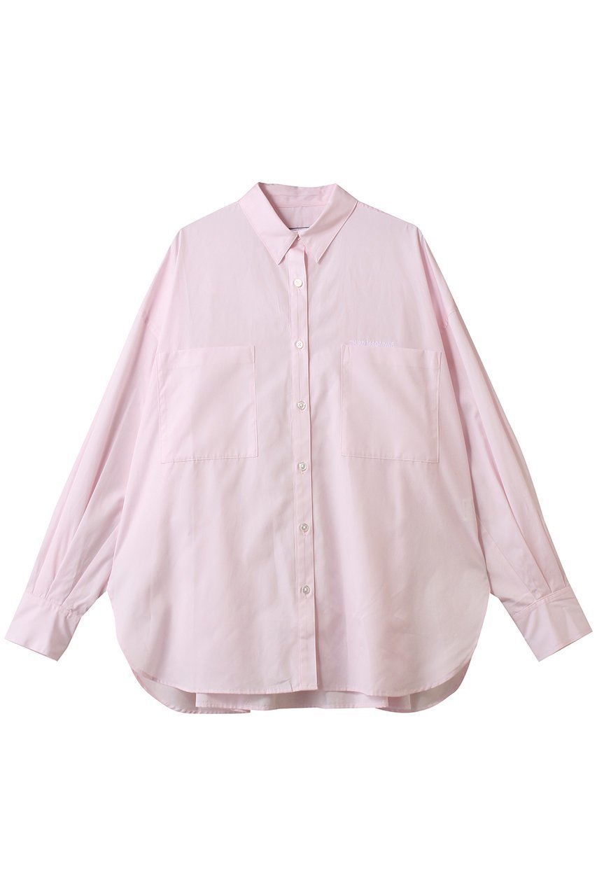 【サードマガジン/THIRD MAGAZINE】のオーバーサイズシャツ インテリア・キッズ・メンズ・レディースファッション・服の通販 founy(ファニー) 　ファッション　Fashion　レディースファッション　Fashion for Women　トップス・カットソー　Cut & Sew Tops　シャツ・ブラウス・オフィスカジュアル　Elegant Blouses & Button-Ups　シンプル　Simple, Minimal　スリーブ　Sleeve, Long Sleeve / Short Sleeve　フェミニン　Feminine, Girly　ベビー　Baby, Babywear　ベーシック　Basic, Essential　ポケット　Pocket, Pocket Detail　ロング　Long, Long-Length　ベビーピンク|ID: prp329100004903008 ipo3291000000036695106