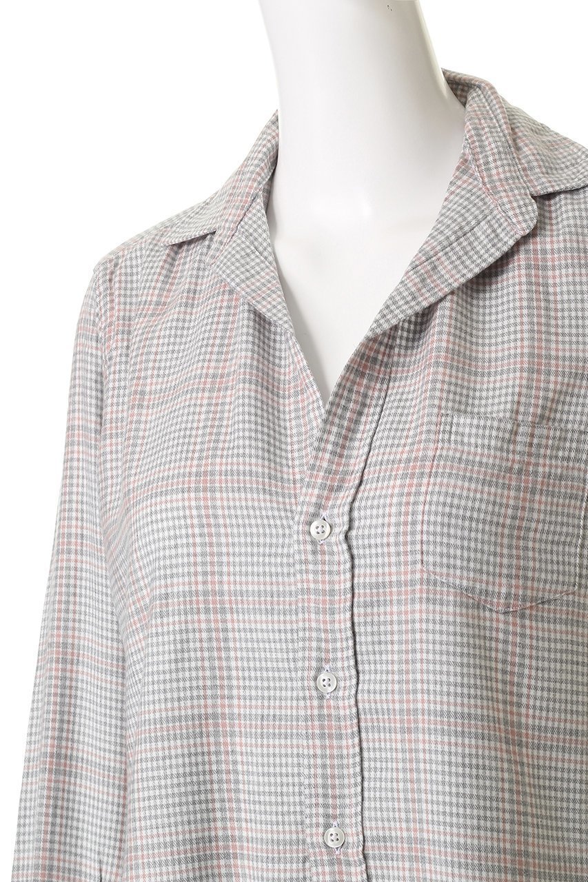 【フランク&アイリーン/Frank&Eileen】のEILEEN イタリアンコットン グレー ギンガムチェック シャツ 人気、トレンドファッション・服の通販 founy(ファニー) 　ファッション　Fashion　レディースファッション　Fashion for Women　トップス・カットソー　Cut & Sew Tops　シャツ・ブラウス・オフィスカジュアル　Elegant Blouses & Button-Ups　ギンガム　Gingham, Gingham Fabric　スリーブ　Sleeve, Long Sleeve / Short Sleeve　チェック　Check, Plaid, Tartan　ロング　Long, Long-Length　エレガント 上品　Elegant　other-5|ID: prp329100004903012 ipo3291000000036695138