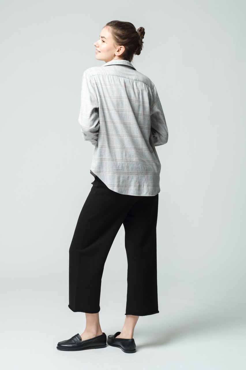 【フランク&アイリーン/Frank&Eileen】のEILEEN イタリアンコットン グレー ギンガムチェック シャツ 人気、トレンドファッション・服の通販 founy(ファニー) 　ファッション　Fashion　レディースファッション　Fashion for Women　トップス・カットソー　Cut & Sew Tops　シャツ・ブラウス・オフィスカジュアル　Elegant Blouses & Button-Ups　ギンガム　Gingham, Gingham Fabric　スリーブ　Sleeve, Long Sleeve / Short Sleeve　チェック　Check, Plaid, Tartan　ロング　Long, Long-Length　エレガント 上品　Elegant　other-7|ID: prp329100004903012 ipo3291000000036695140