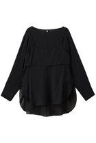 【ガリャルダガランテ/GALLARDAGALANTE】のビスチェレイヤードシャツ 人気、トレンドファッション・服の通販 founy(ファニー) ファッション Fashion レディースファッション Fashion for Women トップス・カットソー Cut & Sew Tops シャツ・ブラウス・オフィスカジュアル Elegant Blouses & Button-Ups ビスチェ Bustiers & Corset Tops / Layered Bustier Style インナー Innerwear シアー Sheer, See-Through ジャケット Jacket, Outerwear スリーブ Sleeve, Long Sleeve / Short Sleeve ビスチェ Bustier, Corset Top ロング Long, Long-Length thumbnail ブラック|ID: prp329100004903024 ipo3291000000036695235