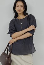 【ガリャルダガランテ/GALLARDAGALANTE】のビスチェレイヤードシャツ 人気、トレンドファッション・服の通販 founy(ファニー) ファッション Fashion レディースファッション Fashion for Women トップス・カットソー Cut & Sew Tops シャツ・ブラウス・オフィスカジュアル Elegant Blouses & Button-Ups ビスチェ Bustiers & Corset Tops / Layered Bustier Style インナー Innerwear シアー Sheer, See-Through ジャケット Jacket, Outerwear スリーブ Sleeve, Long Sleeve / Short Sleeve ビスチェ Bustier, Corset Top ロング Long, Long-Length thumbnail チャコールグレー|ID: prp329100004903024 ipo3291000000036695242